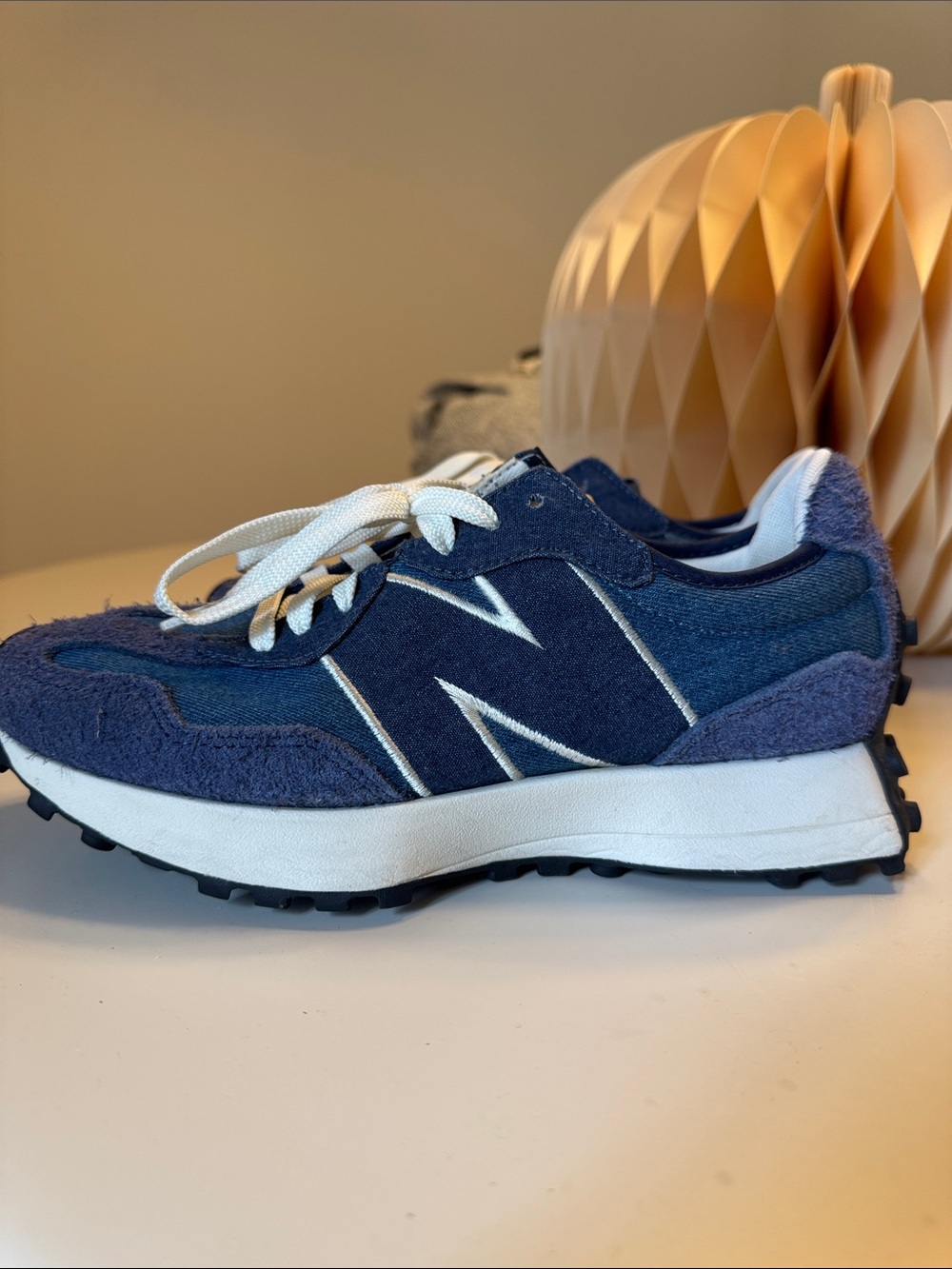 NWOT New Balance 327 Denim pack- Heron Blue WS327JA Sneakerst